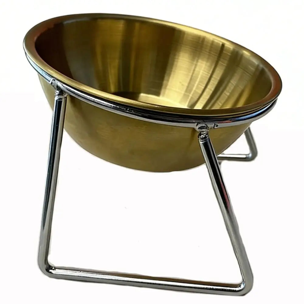 Elevated 15° Tilted 304 Stainless Steel Cat & Dog Bowl