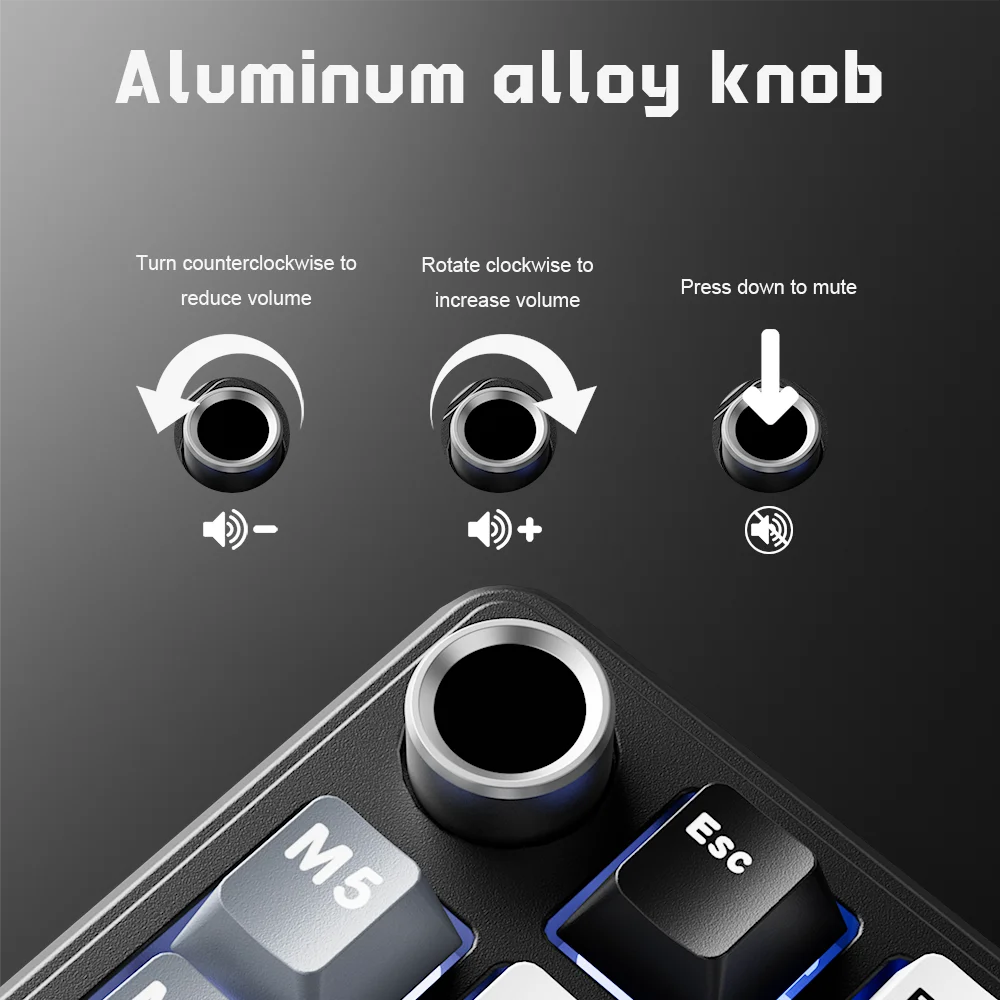 RK Royal Kludge L75 75% Tri-Mode Wireless Mechanical Keyboard
