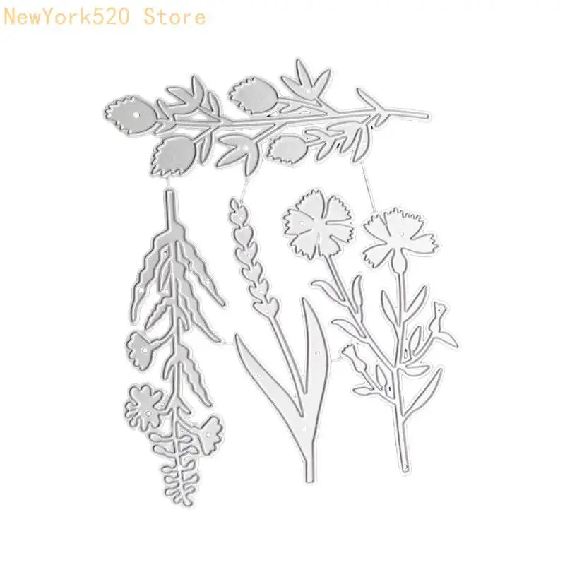 Plant Metal Cutting Dies for Card Making & Scrapbooking