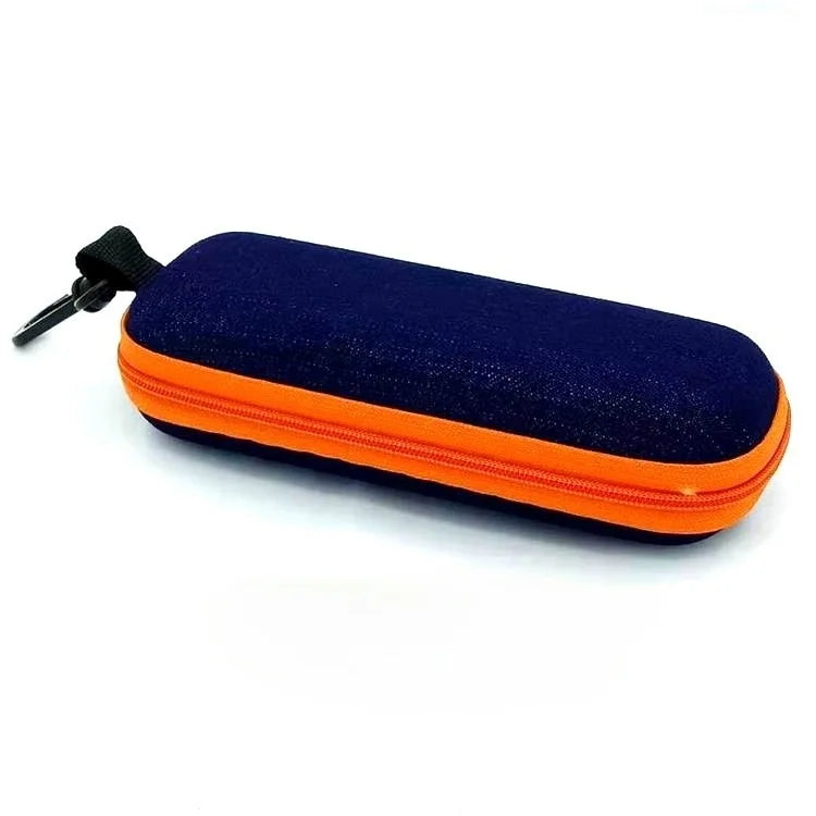 Rectangle Zipper Glasses Case – Portable Eyewear Storage Bag