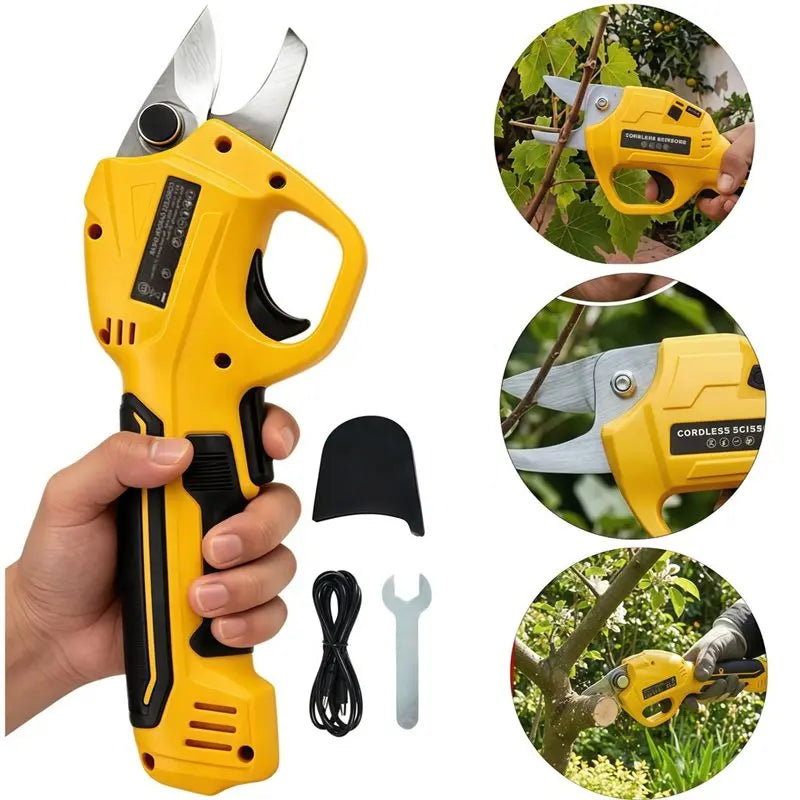 VIBE 30mm Rechargeable Electric Pruning Shears | Garden Trimmer