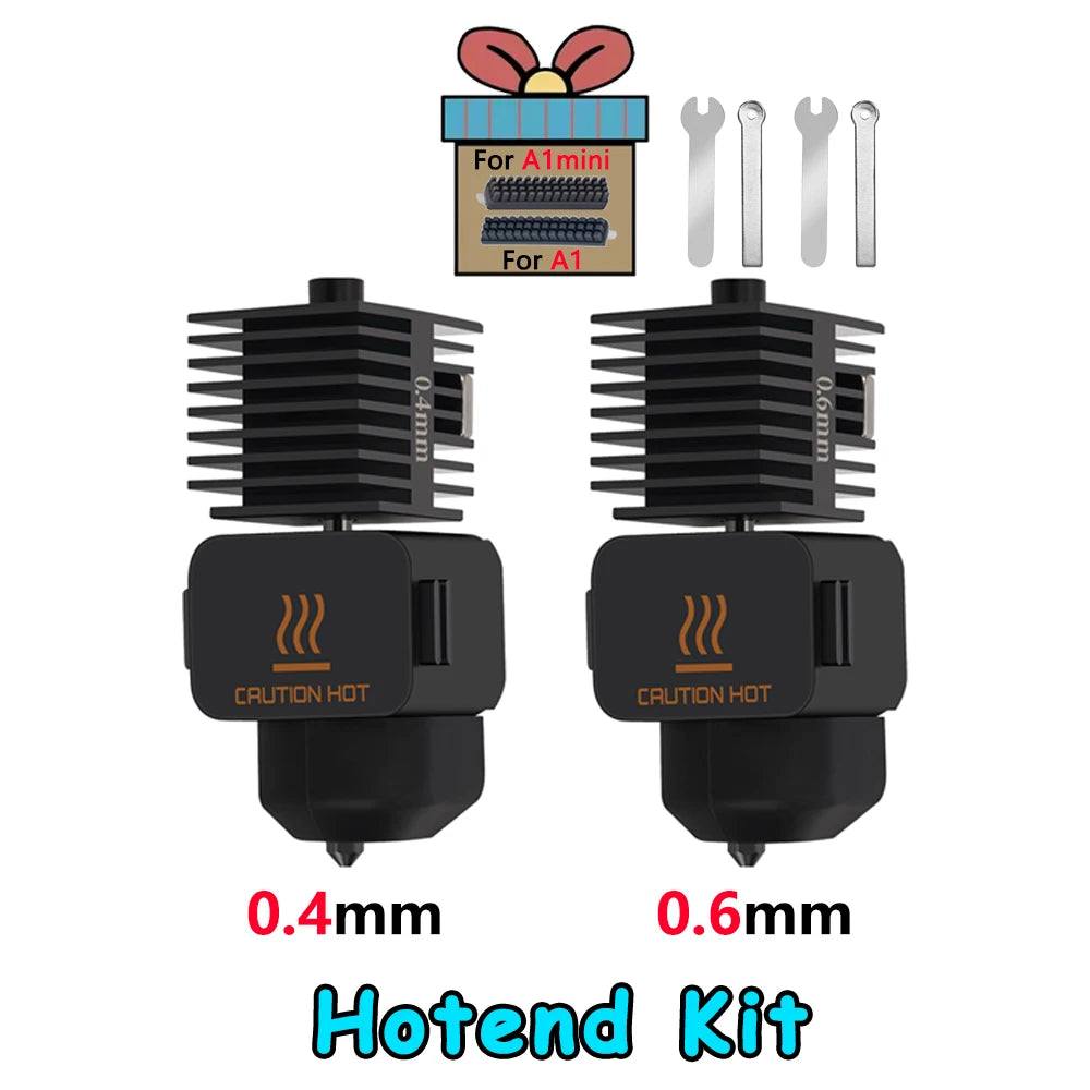 Sprouture Lab V2 Hotend & Steel Nozzle Kit – Bambu Lab A1 / A1 Mini