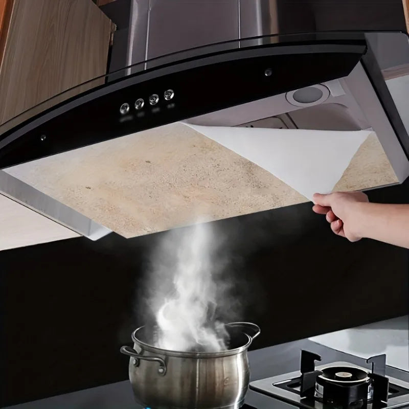 Disposable Range Hood Oil Filters – Absorbent Polyester Sheets