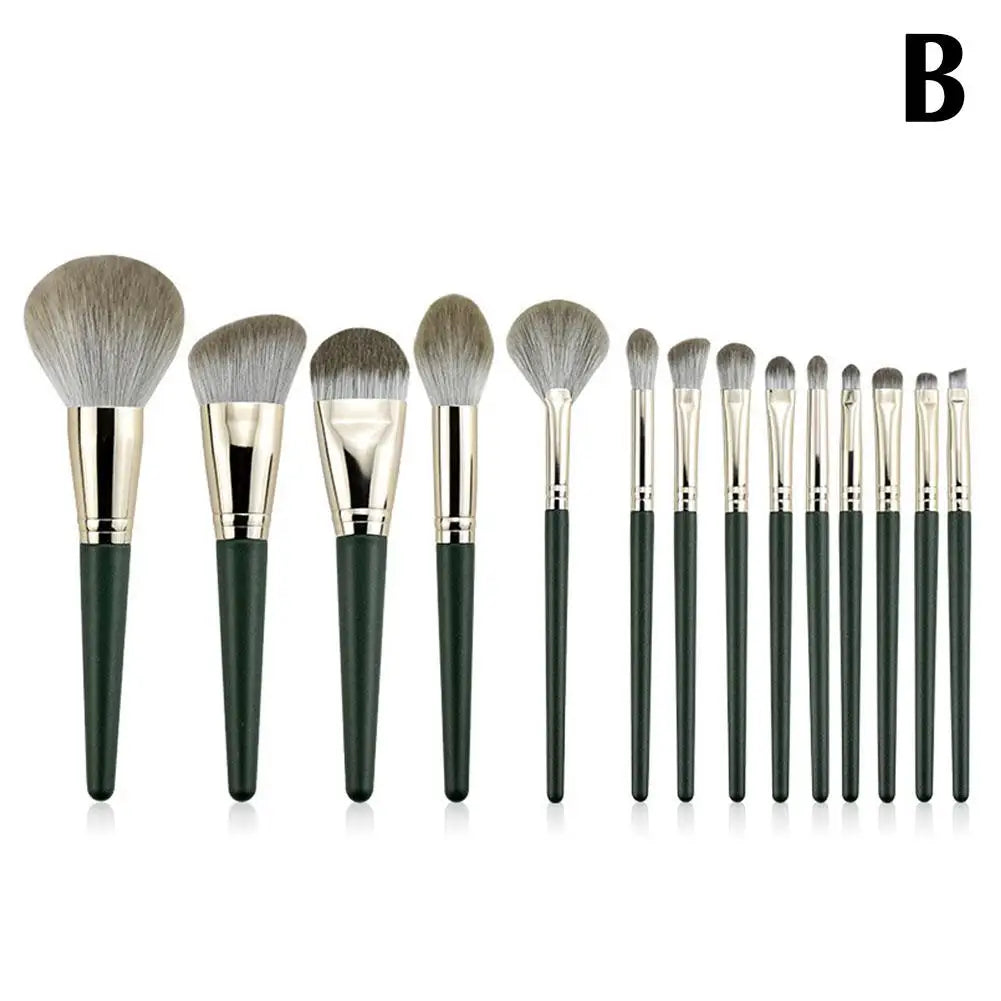 14-Piece Professional Makeup Brush Set – Foundation & Eye