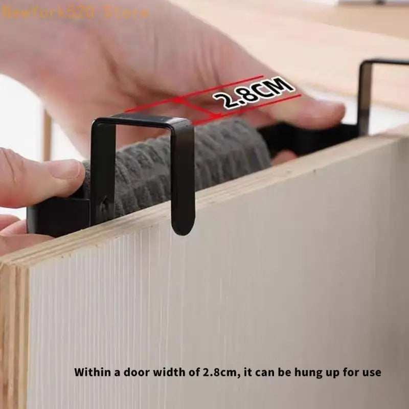 Over-the-Door Towel Rack – Cast Iron, No Drilling Needed