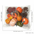 50pcs Faux Berries & Maple Leaves Fall Halloween Decoration Set