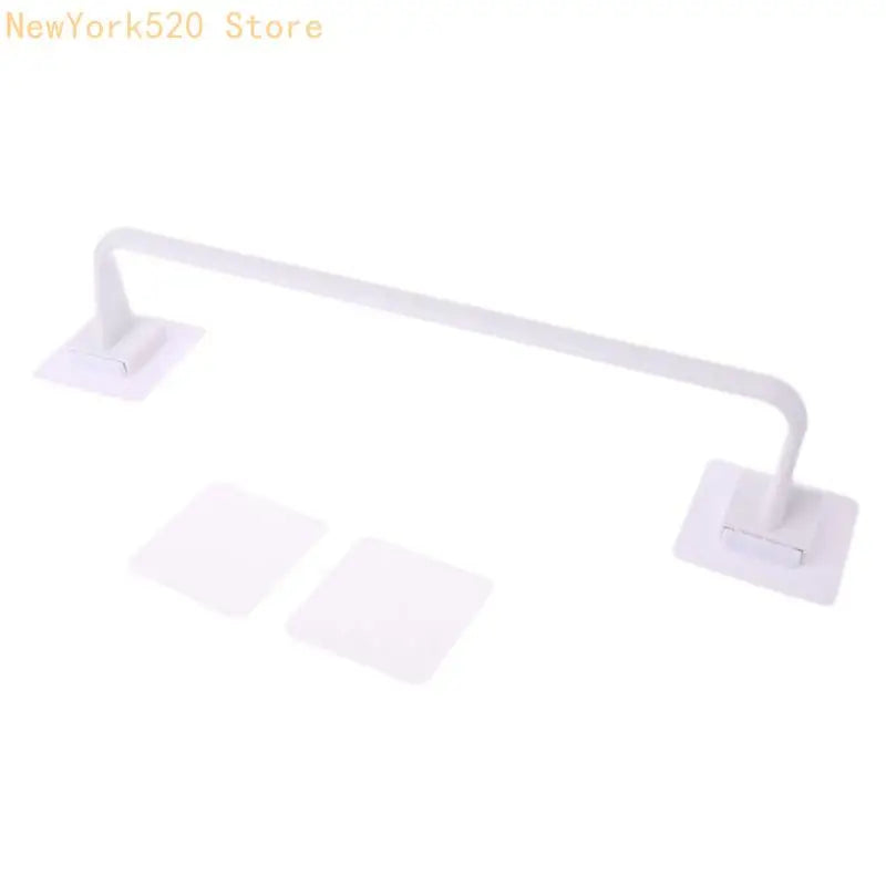 No-Drill Adhesive Wall Mount Towel Bar & Roll Holder