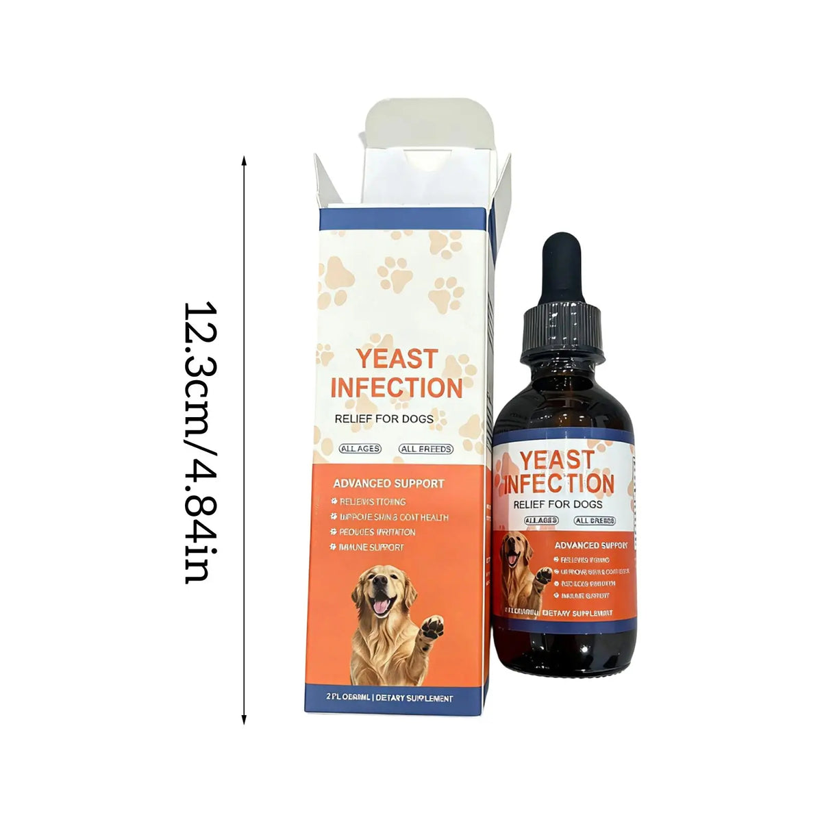 VIBE Dog Ear Cleaning Drops & Multivitamin Set 60ml