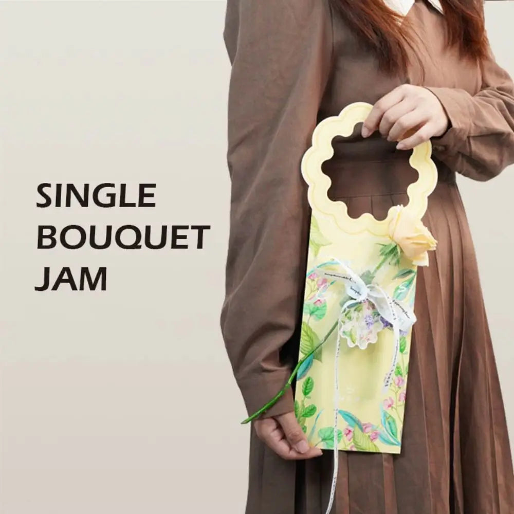 5-Pack Kraft Paper Bouquet Tote Bags | Flower Packaging Boxes