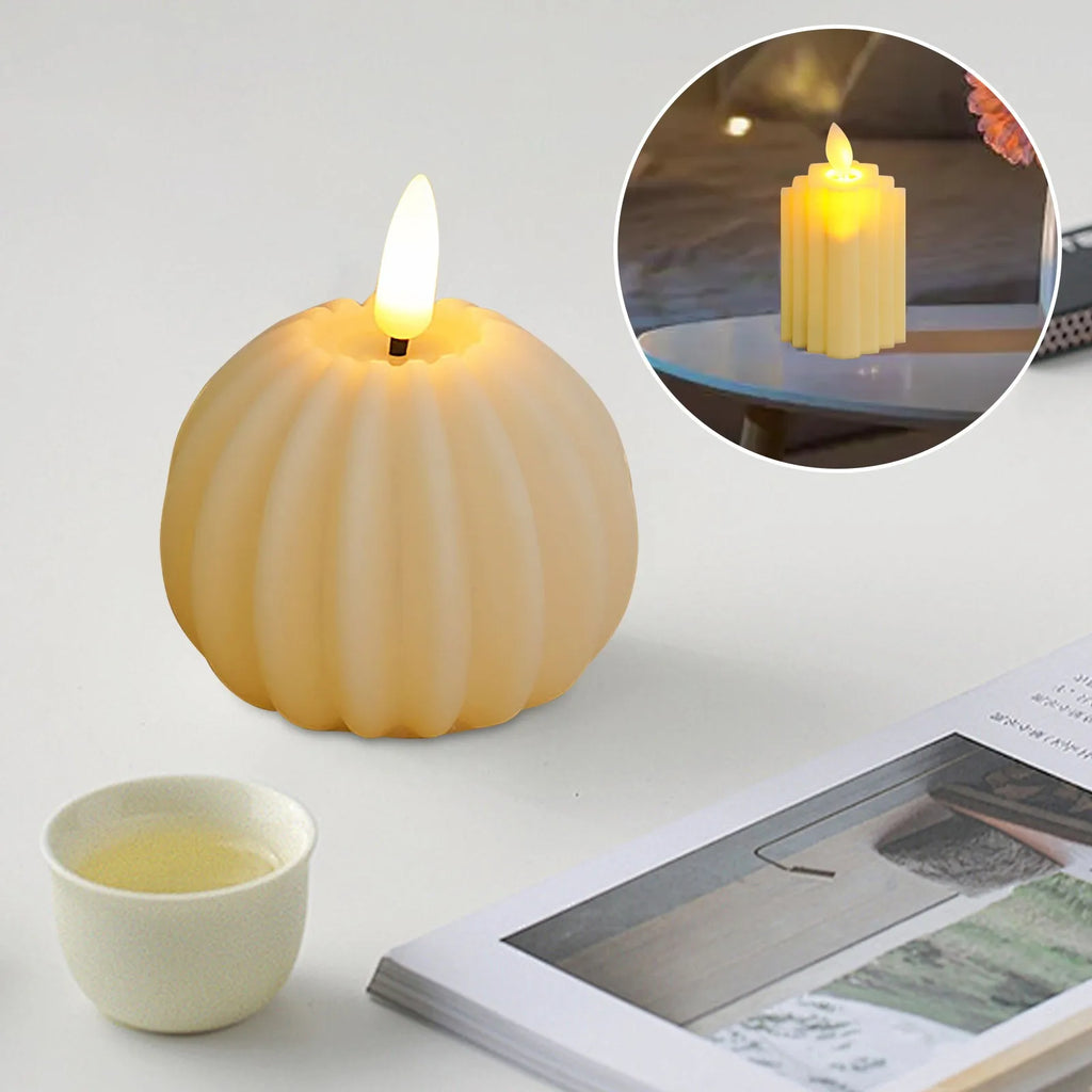 Flameless Flickering LED Candle Lights – Wedding & Home Decor