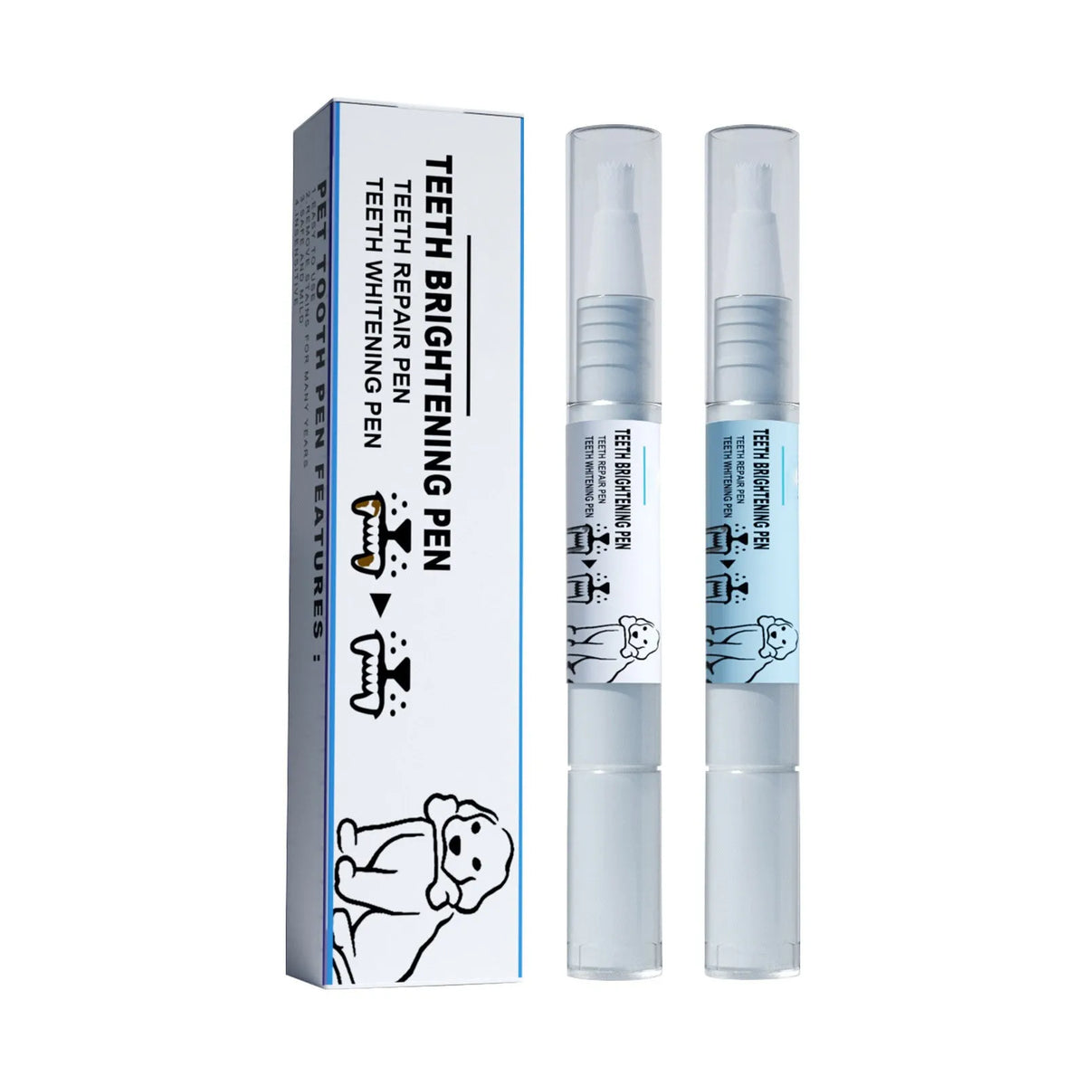 Pet Teeth Cleaning Kit – Tartar Scraper & Whitening Pen