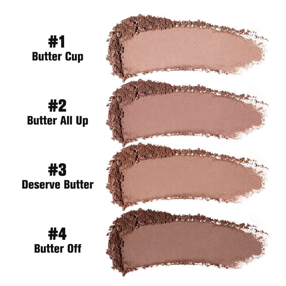 Butter Bronzer Matte Powder – 8 Shades, Contour & Highlight