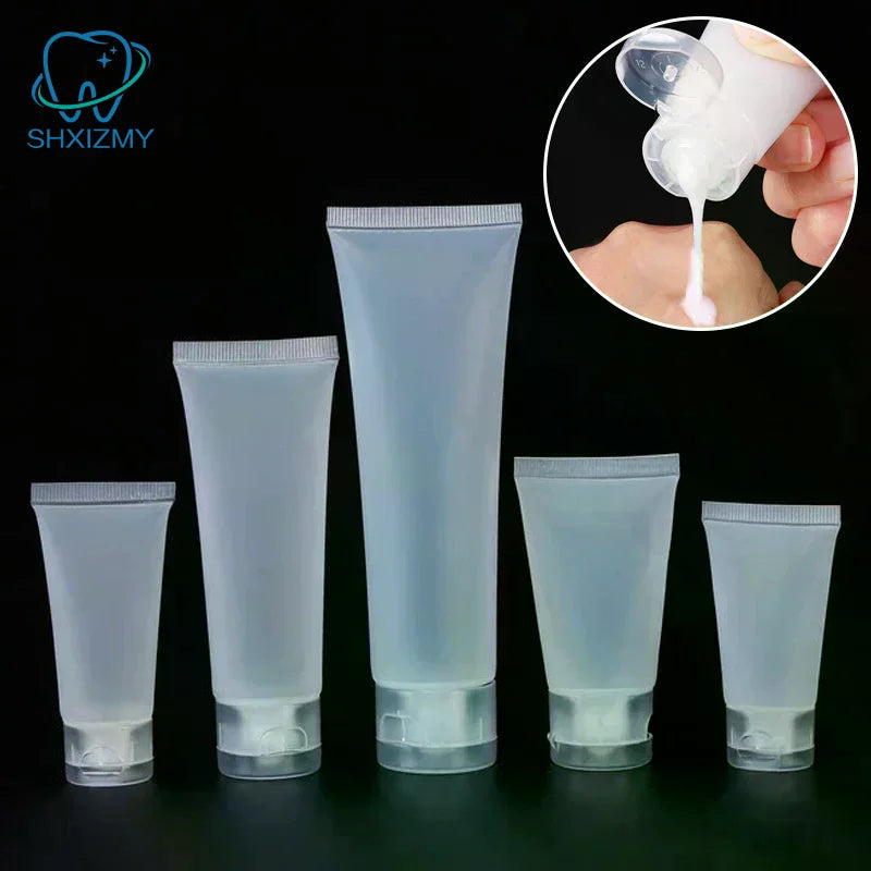 10Pcs Refillable Empty Squeeze Tubes – Lip Gloss & Cream