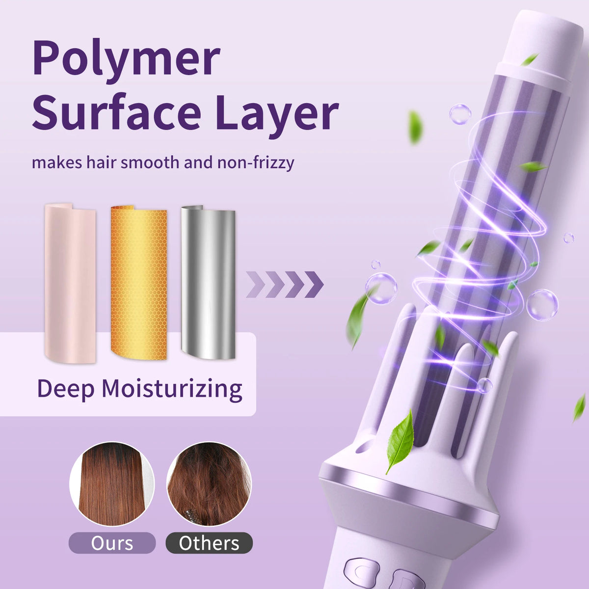 Automatic Hair Curler 28/32mm Large Wave Curling Iron – Anion