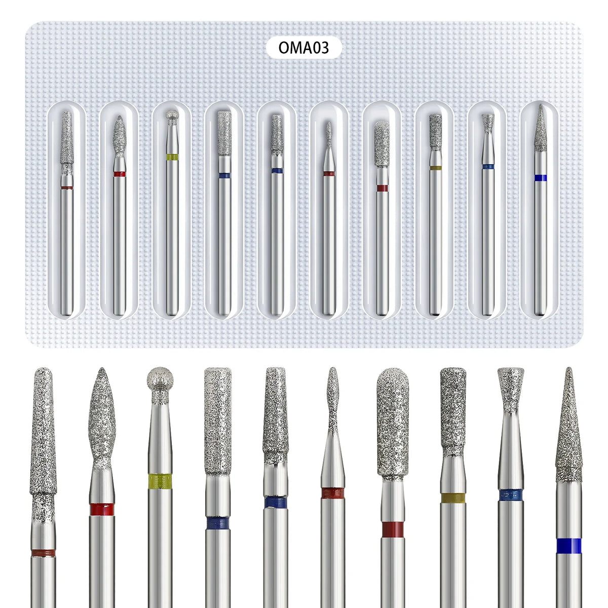 Russian Manicure Drill Bits Set – Cuticle Removal Nail File Kit