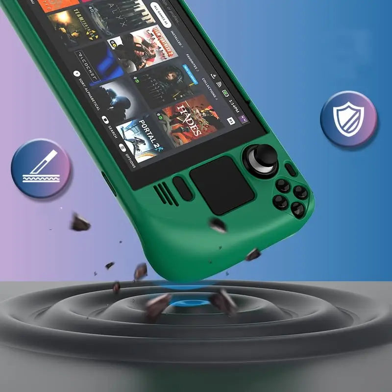 Steam Deck Hard Shell Case with Stand – Colorful Protection