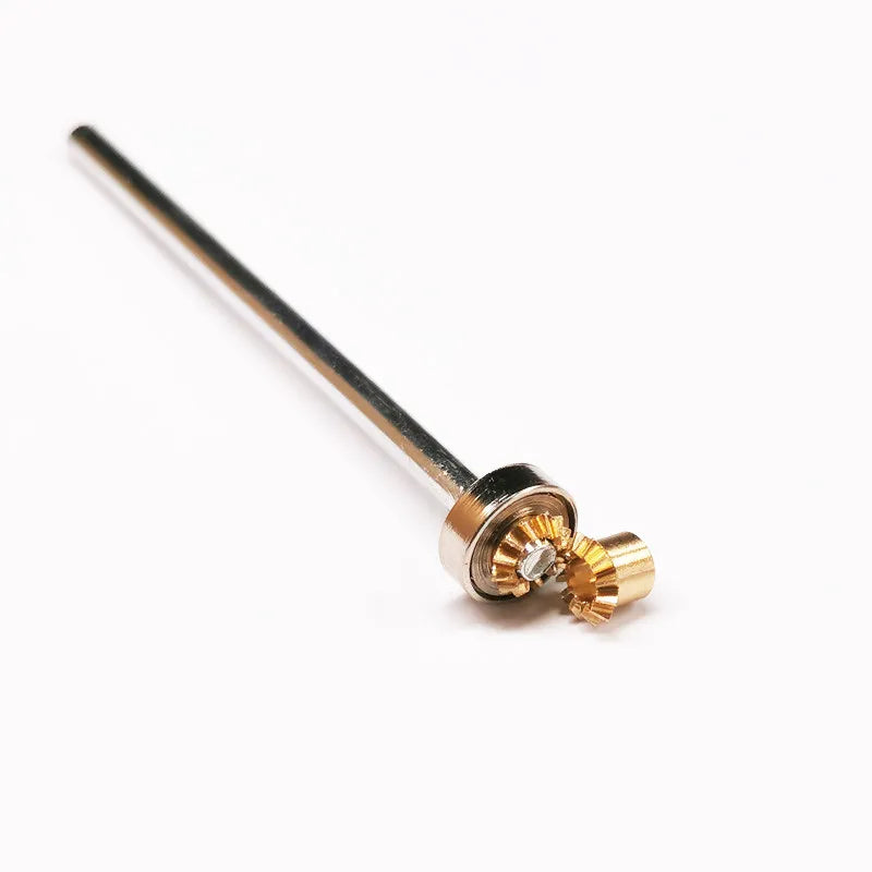 Mini Copper Bevel Gear 0.3M 12T 90° Step Gear for DIY Models