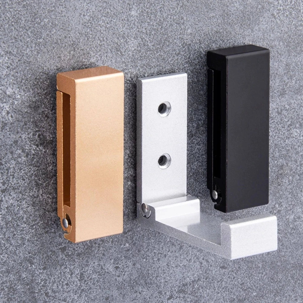 Foldable Wall Coat Hooks – Rustproof Aluminum Alloy 1/2 Pack
