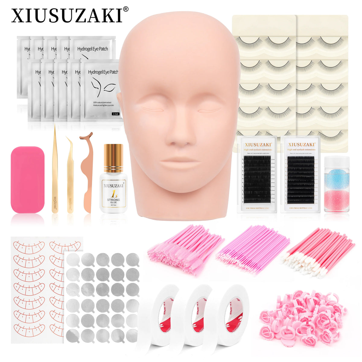 XIUSUZAKI Eyelash Extension Starter Kit – Beginner Lash Set