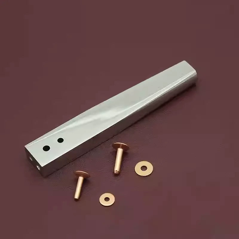 Stainless Steel Rivet Tool Kit for DIY Leather Crafts | 12cm