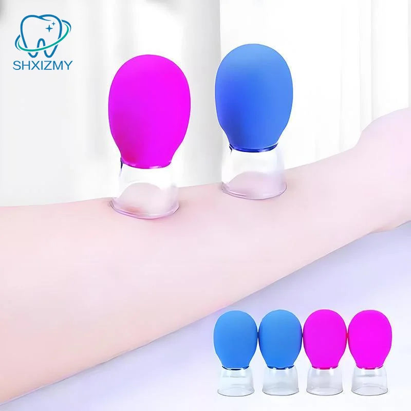 6-Piece Facial Cupping Massage Set – Silicone & Glass