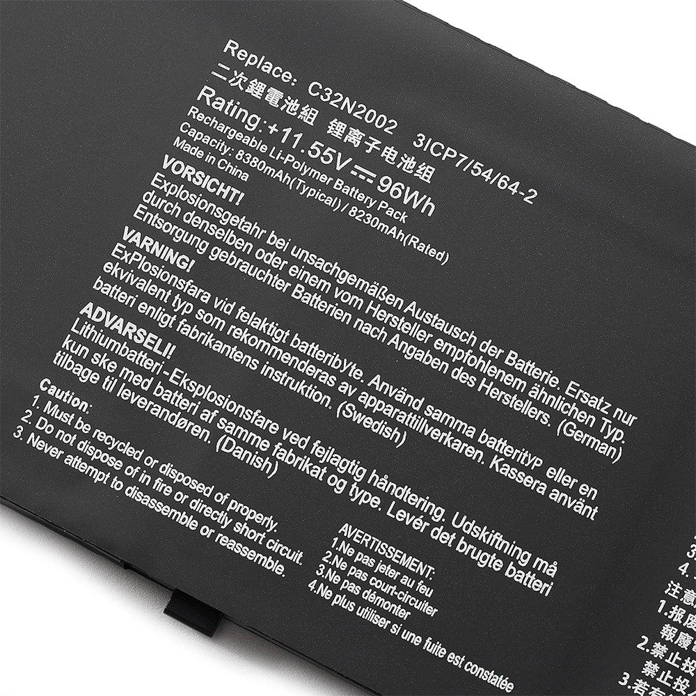 SUOZHAN C32N2002 Battery for Asus ZenBook Pro 15 UX535 UX564