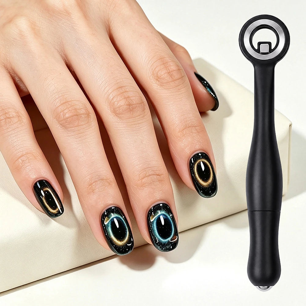 Dual-Ended Cat Eye Nail Magnet Wand – 3D 5D 9D DIY Art Tool