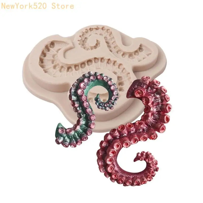 3D Octopus Tentacles Silicone Mold – Chocolate & Candy Baking