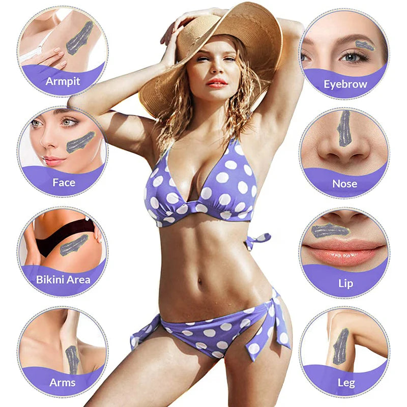 400g Hard Wax Beads for Hair Removal – Brazilian Waxing Beans