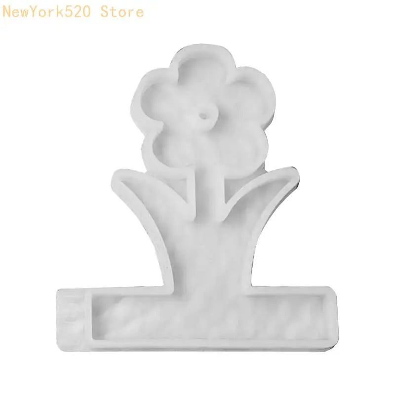 Silicone Flower Holder Mold with Base – DIY Candle & Craft