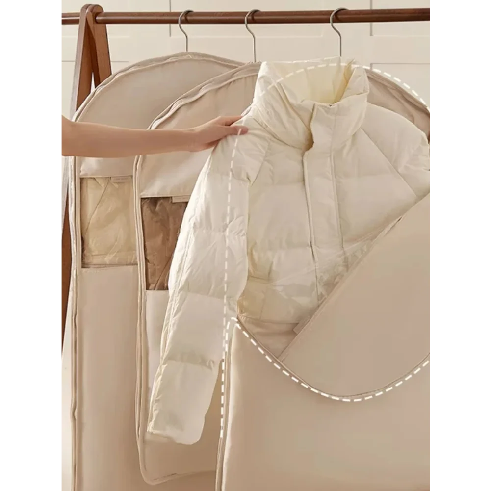 Down Jacket Compression Hanging Storage Bag – Wardrobe Organizer