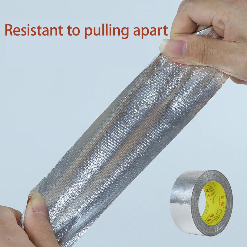 Fiberglass Cloth Aluminum Foil Tape – High Temp Flame Retardant