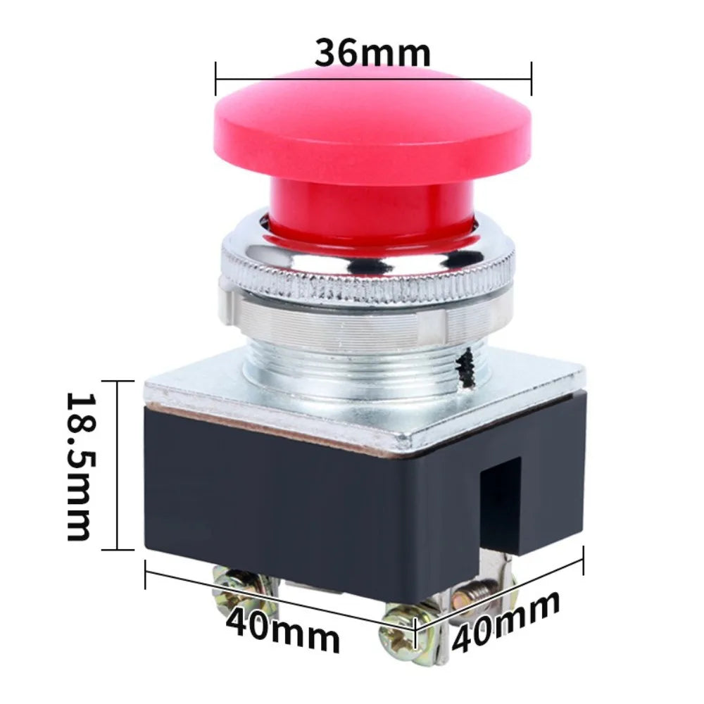 LA2 Momentary Push Button Switch 30mm Red Green 5A 250VAC