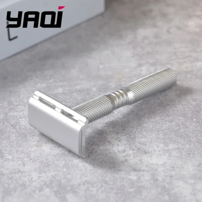 YAQI Ghost Aluminum Safety Razor – Lightweight Men's DE Shaver