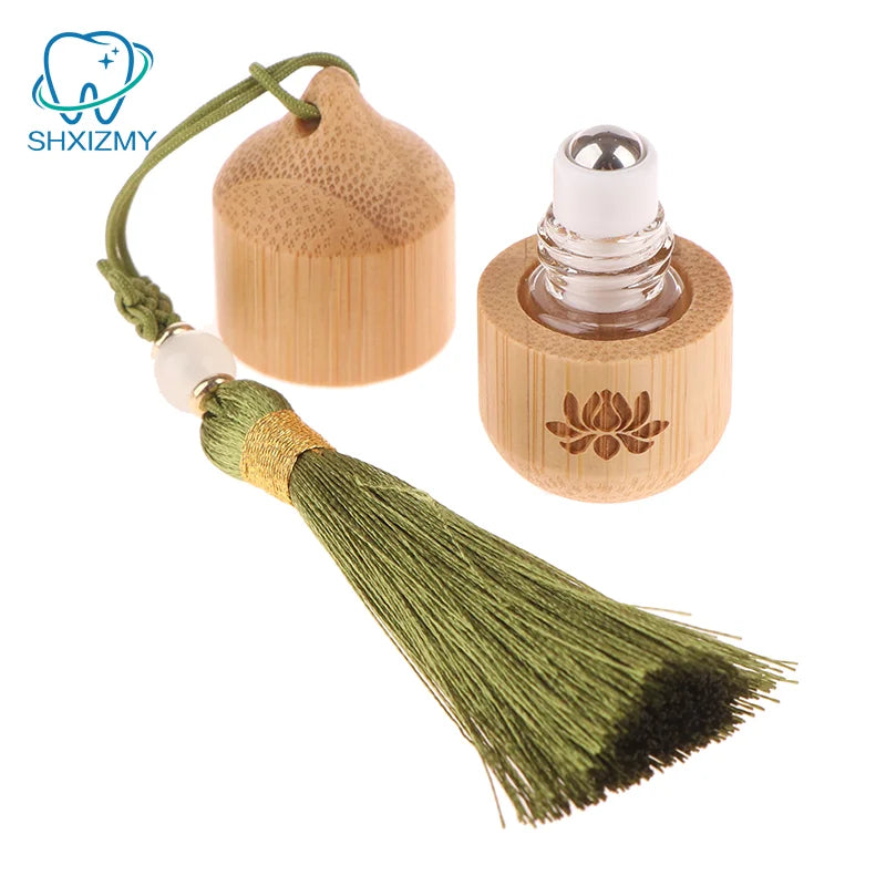 1ml Bamboo Roll-On Bottle for Essential Oils & Perfume