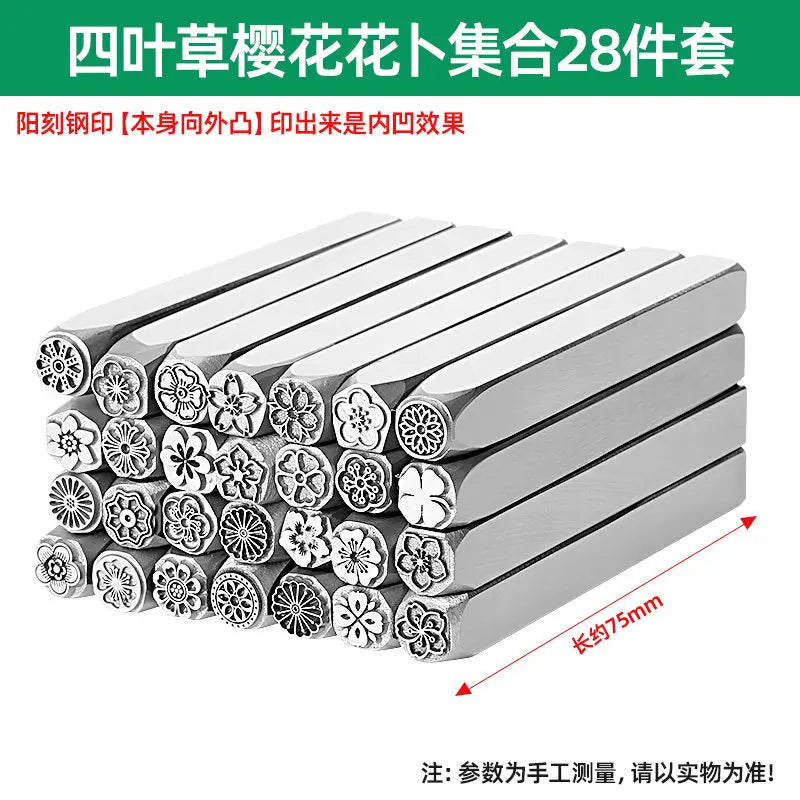 Steel Seal Jewelry Engraving Chisel Set – Bracelet Mold