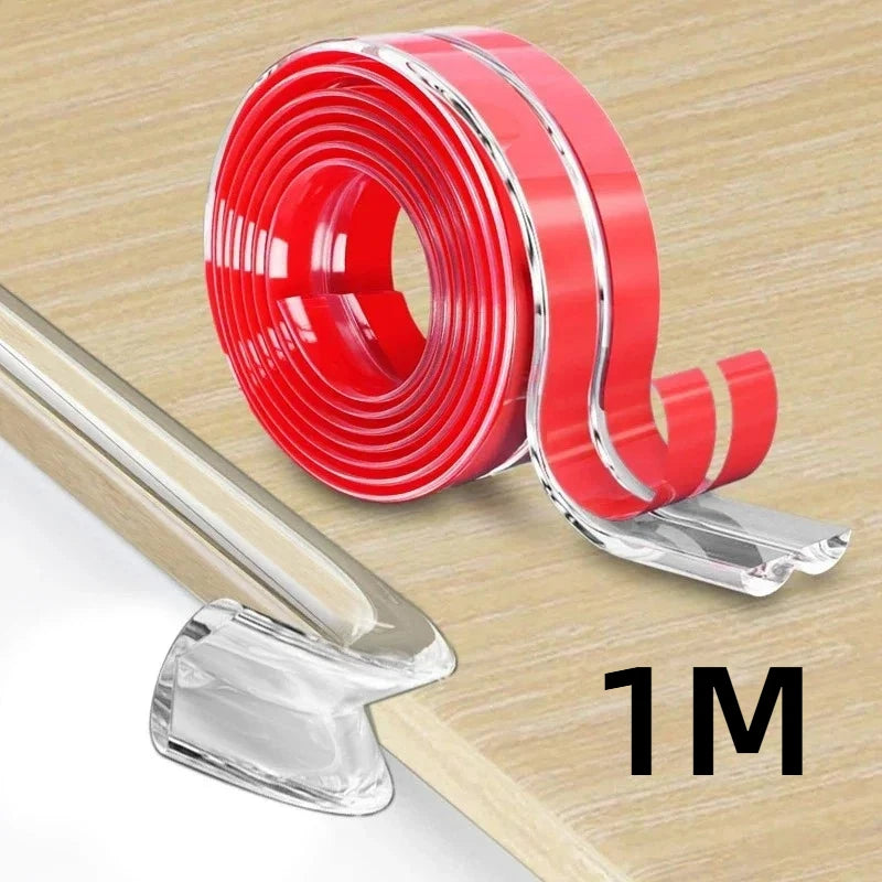 Transparent Silicone Corner Protectors – Edge Guards 1M 2M 3M