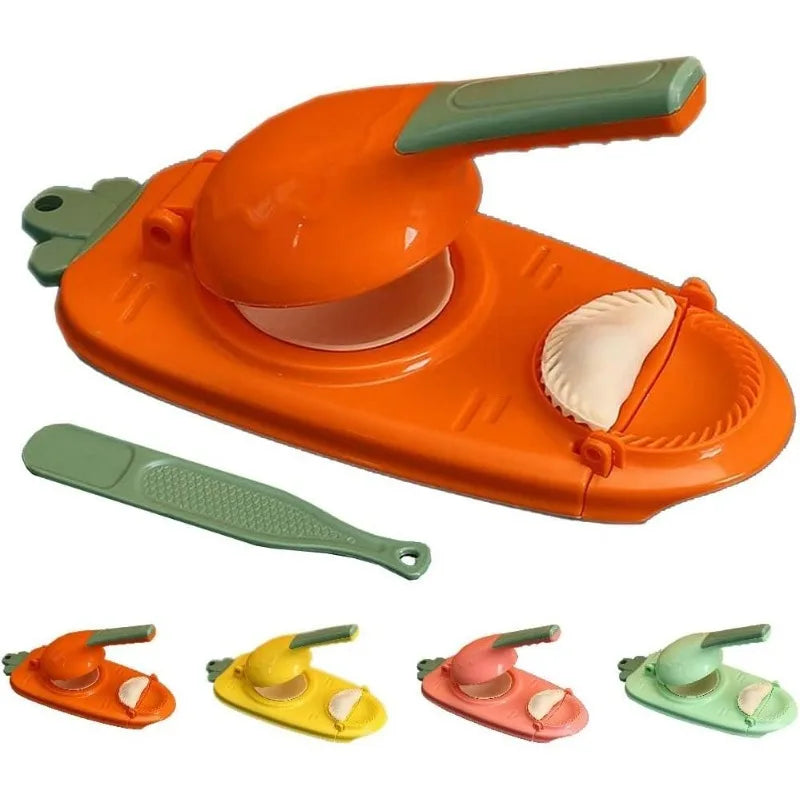 2-in-1 Dumpling Maker Press & Wrapper Skin Tool – DIY Kit