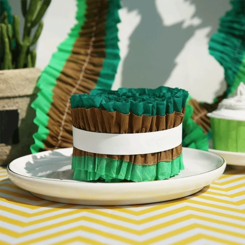 Macaron Crepe Paper Streamers 3M Colorful Party Ribbon Roll