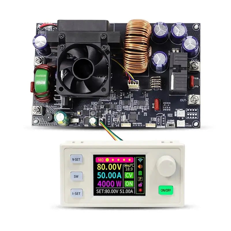 XY8050S DC Buck Power Supply 80V 50A 4000W CV/CC Module