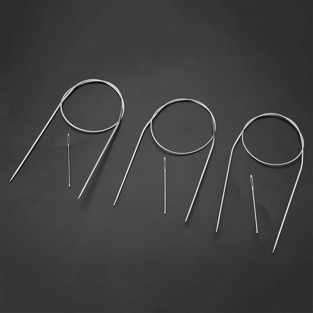 11-Pc Circular Knitting Needles Set Stainless Steel 1.5–5mm