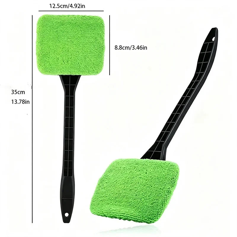 Car Windshield Cleaning Brush – Long Handle Window Wiper Kit