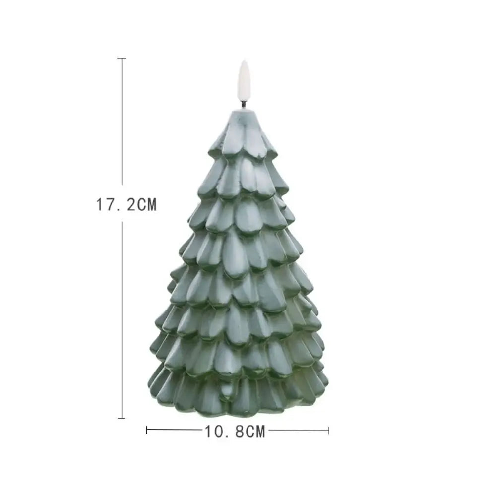 Christmas Tree Flameless LED Candle | 3D Flame Night Light