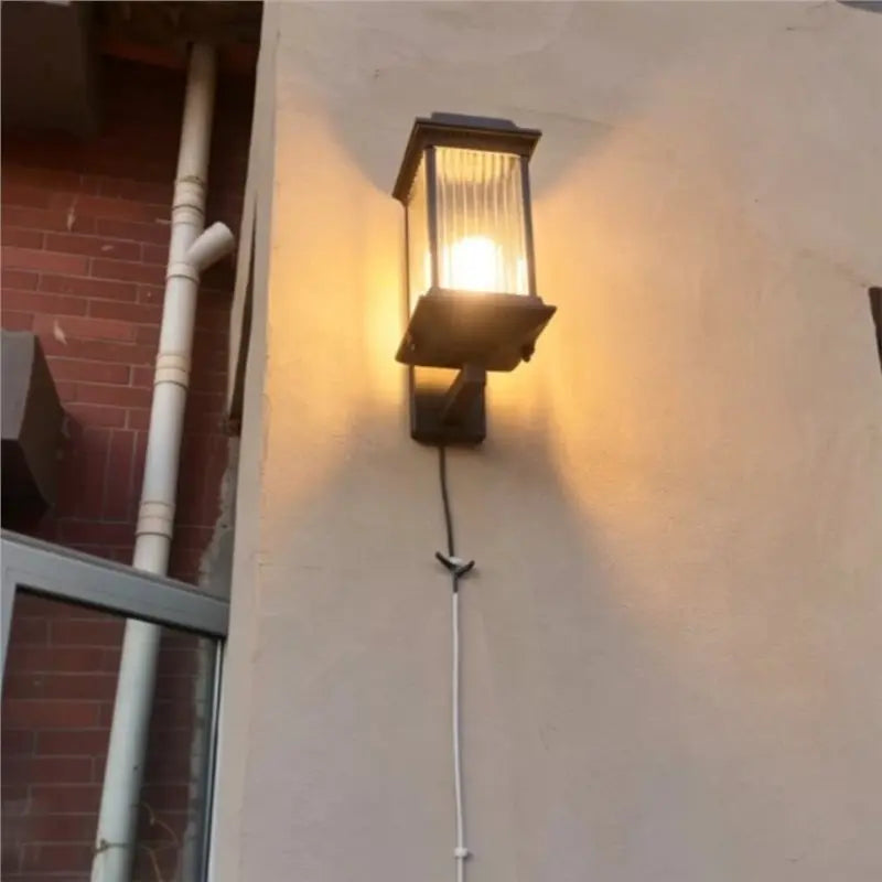 Nordic Minimalist Outdoor Wall Lamp – Balcony Courtyard Doorway
