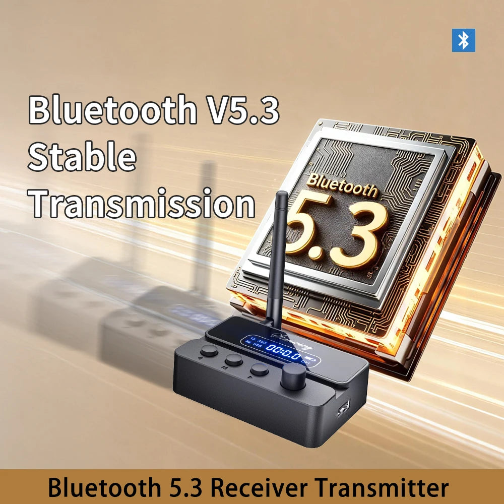 VIBE S3 Bluetooth 5.3 HiFi 2-in-1 Transmitter Receiver OPT/AUX