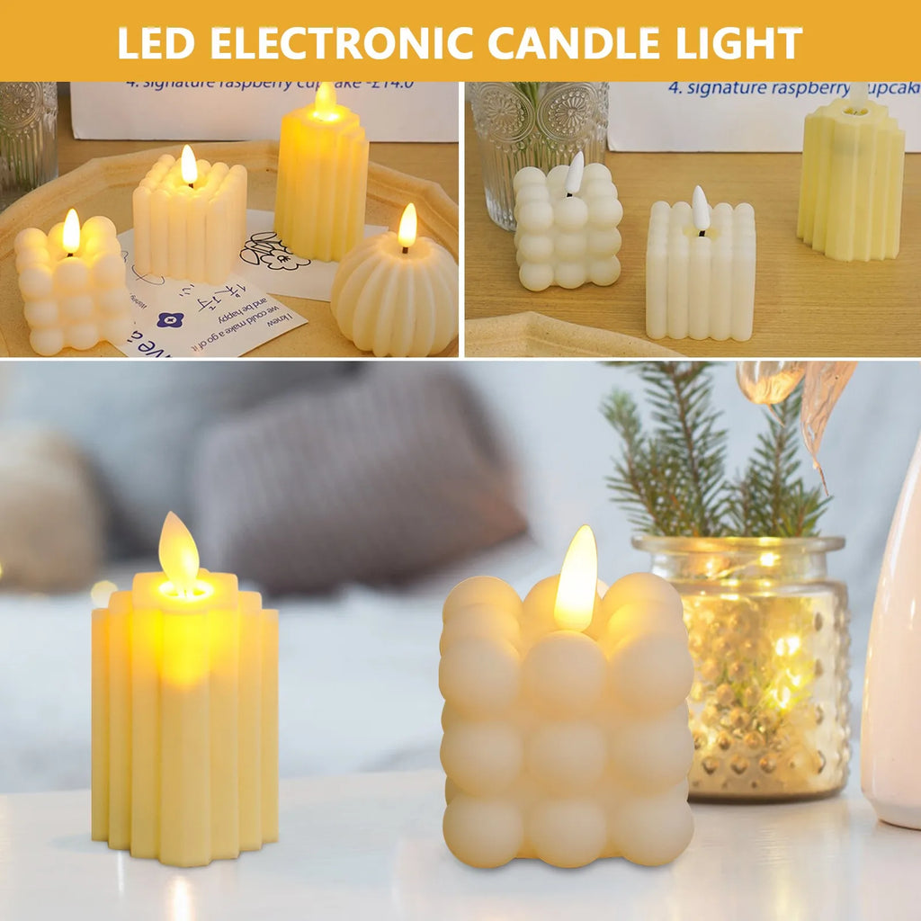 Flameless Flickering LED Candle Lights – Wedding & Home Decor