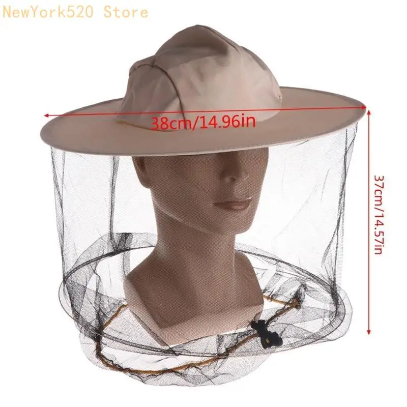 Beekeeping Veil Hat – Full Mesh Net Protective Beekeeper Cap