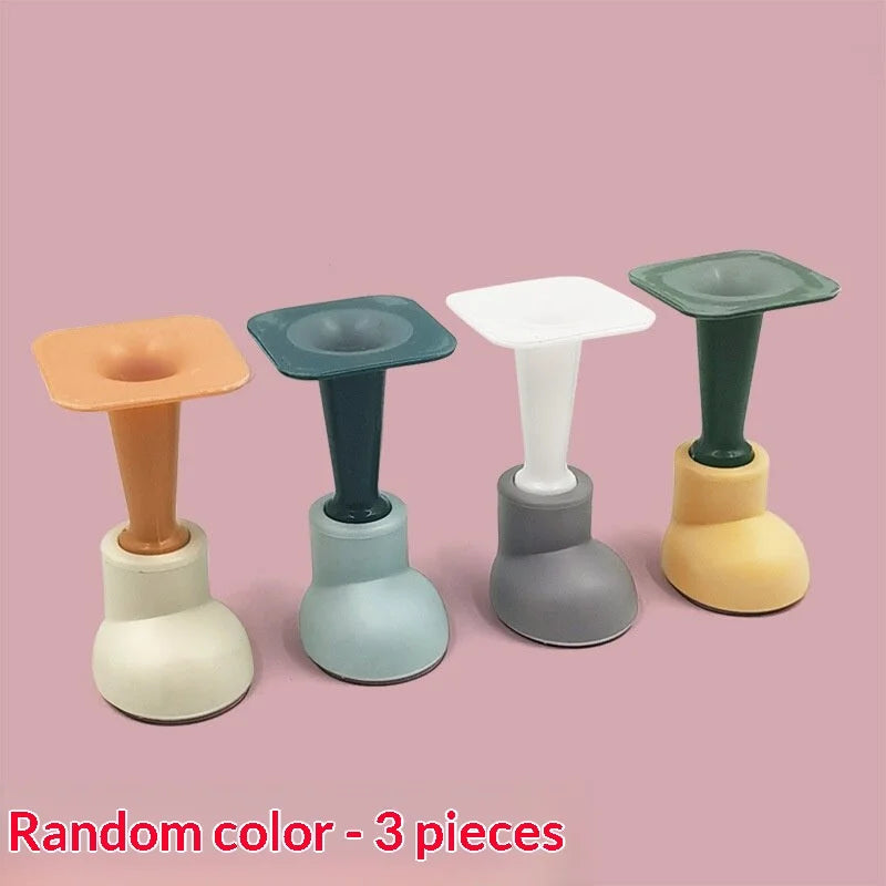 Silicone Self-Adhesive Door Stopper – Magnetic & Baby-Safe