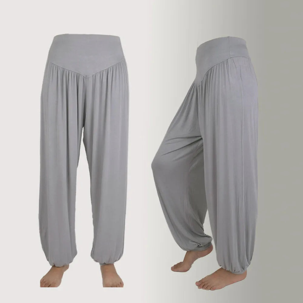 Women's Loose Harem Yoga Pants – High Waist Dance Trousers