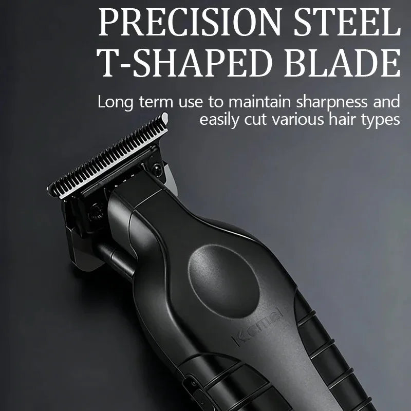 Kemei KM-2299 Cordless Hair Trimmer Clipper with Base